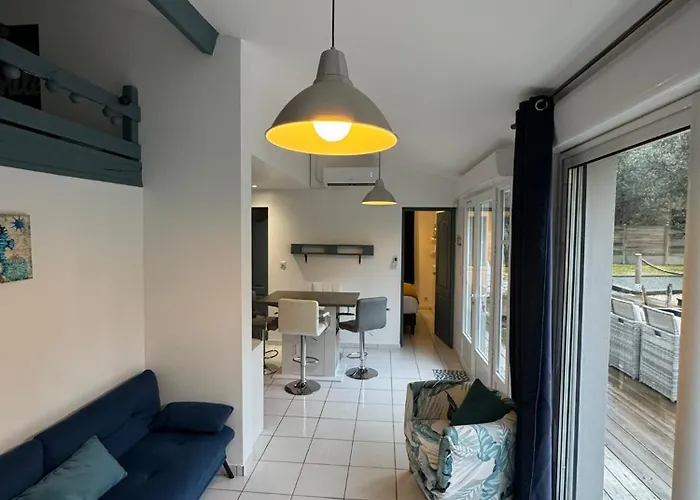 Dependance Avec Piscine Et Spa Partages - Plage 130 M